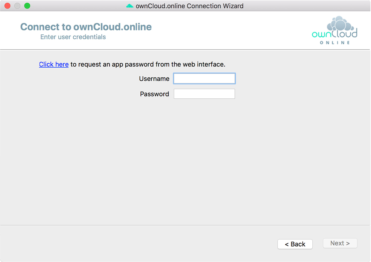 Installing the desktop client – step 3