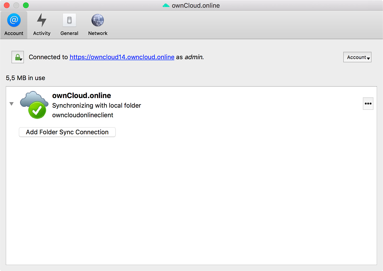 Installing the desktop client – step 5
